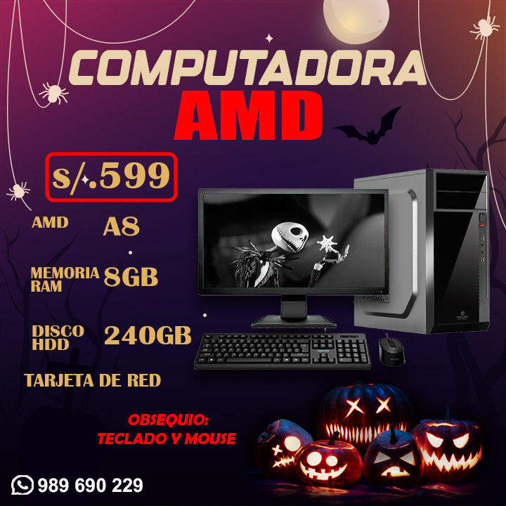 OFERTA ESPECIAL COMPUTADORA AMD 